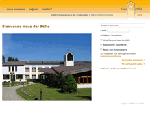Tablet Screenshot of fr.haus-der-stille.at