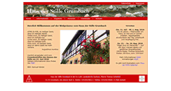 Desktop Screenshot of haus-der-stille.net